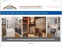 Tablet Screenshot of jcclosets.com